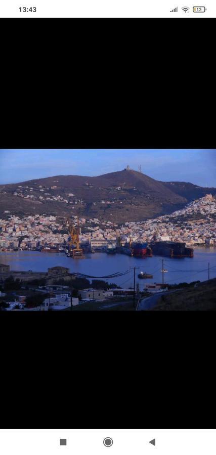 에르무폴리 Syros House With View 아파트 외부 사진