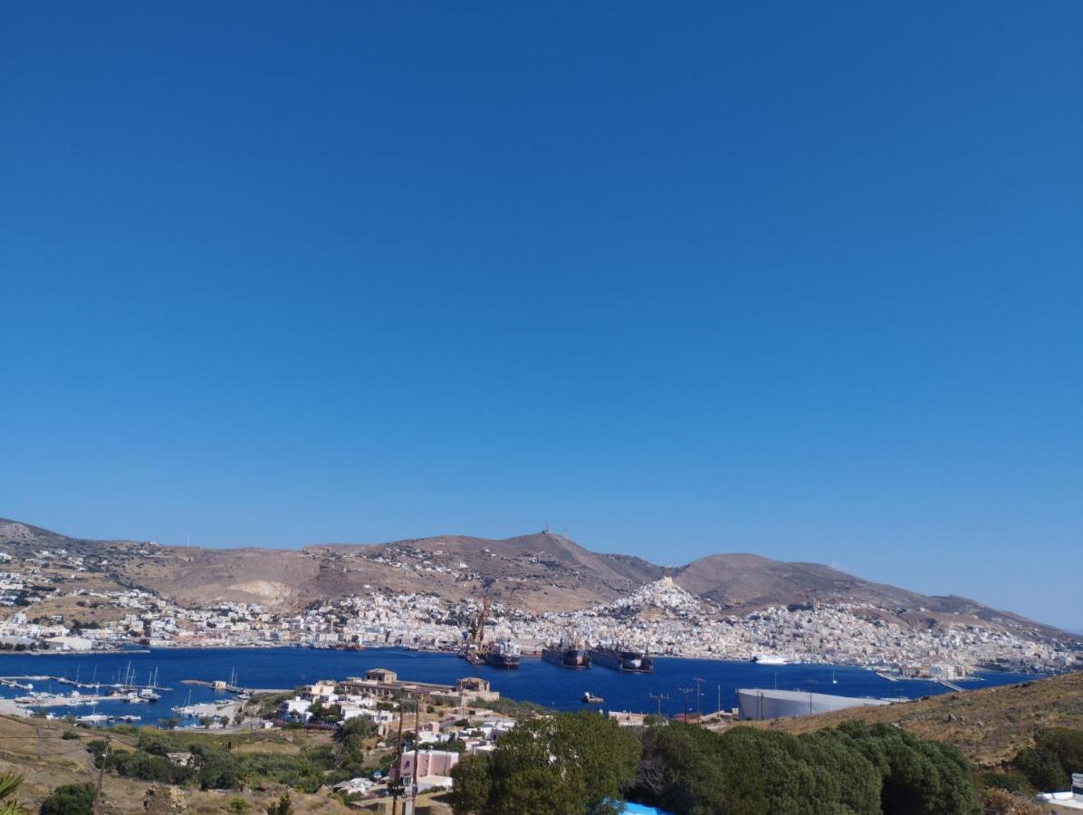 에르무폴리 Syros House With View 아파트 외부 사진